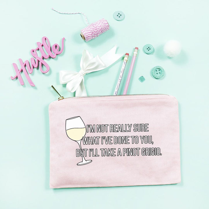 i'm not sure what i've done to you but i'll take a pinot grigio  Tote Bag  for Sale by pnkrose